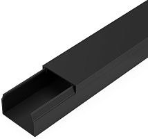 Кабель-канал Промрукав 25x16мм (2000мм) черный (уп. 50м.) картинка